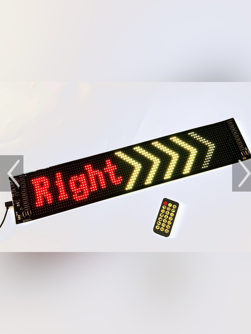 Laxazopa Animated LED Car Panel - Eyes - Holidays - Etc Remote-Controlled/App